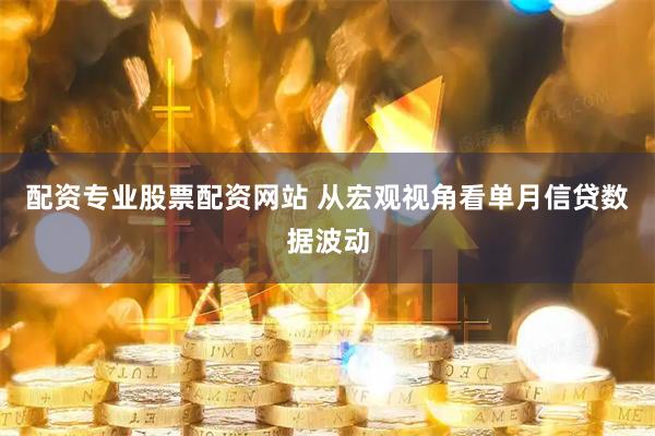 配资专业股票配资网站 从宏观视角看单月信贷数据波动