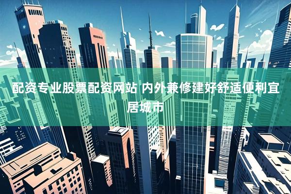 配资专业股票配资网站 内外兼修建好舒适便利宜居城市